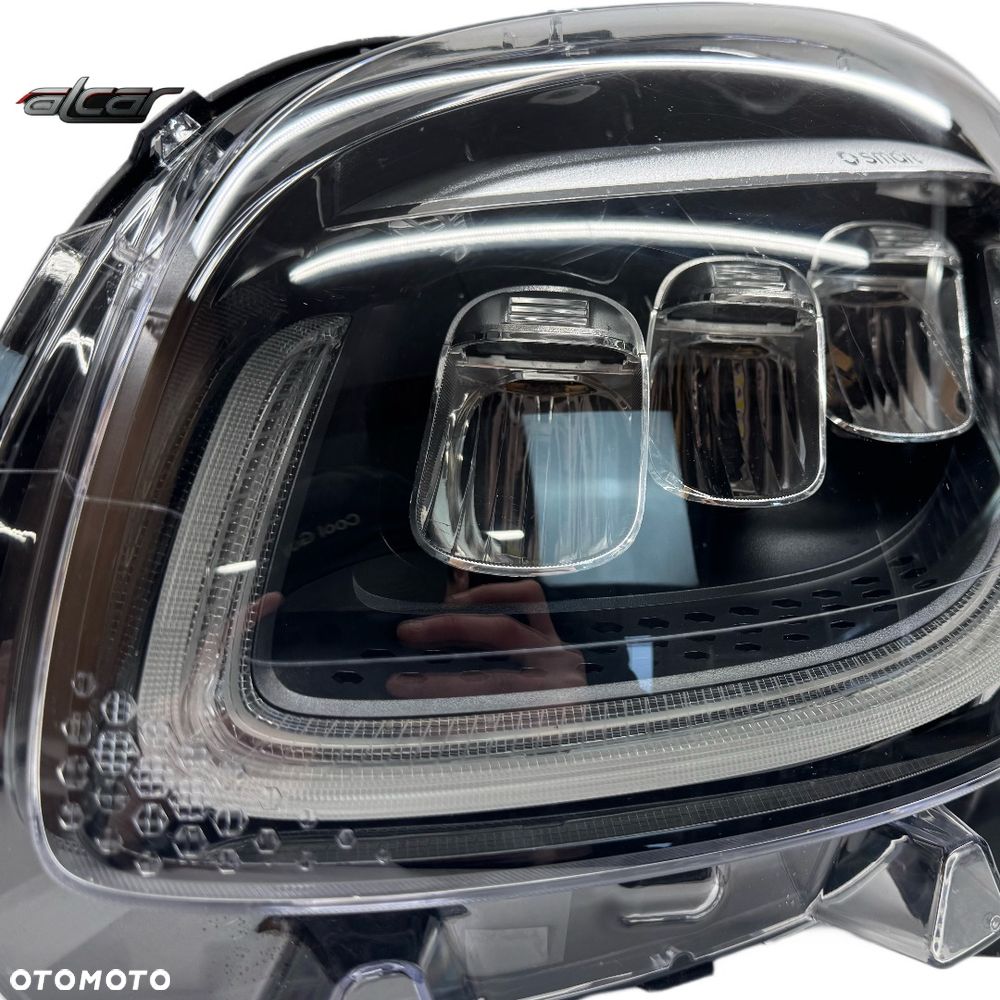 REFLEKTOR LEWY PRZÓD FULL LED SMART FORTWO FORFOUR A4539069701 - 2