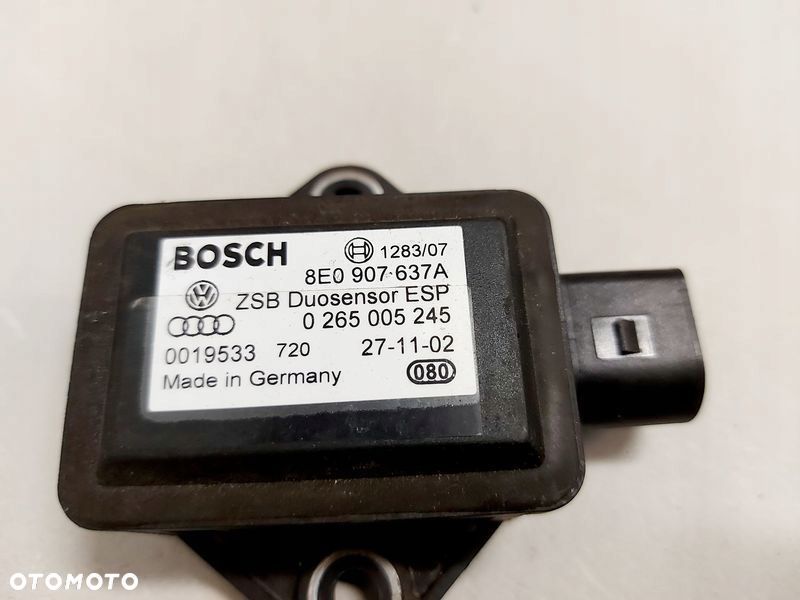 audi a4 b6 tdi czujnik esp sensor 8e0907637a - 2
