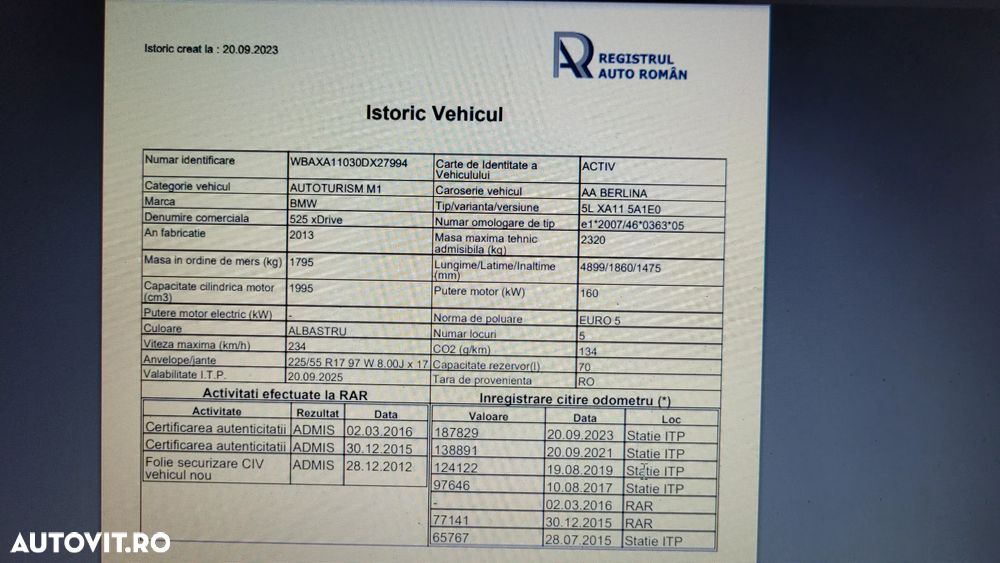 BMW Seria 5 525d xDrive AT - 14