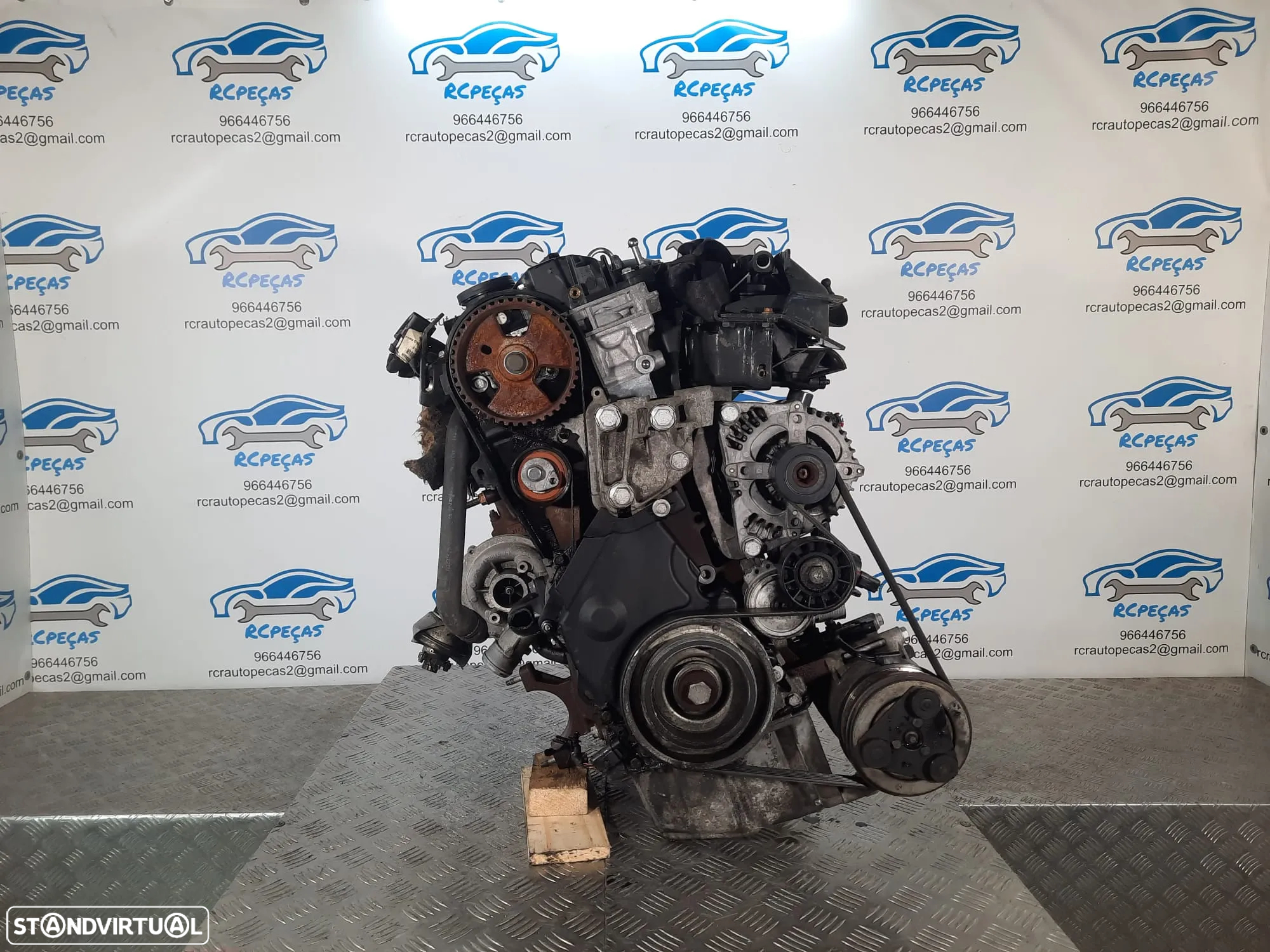 MOTOR COMPLETO 2.0 TDCI 16V 136CV G6DG FORD KUGA CMAX C-MAX FOCUS MOTOR ARRANQUE ALTERNADOR BIMASSA COMPRESSOR EMBRAIAGEM BOMBA DIRECAO INJETORES - 7