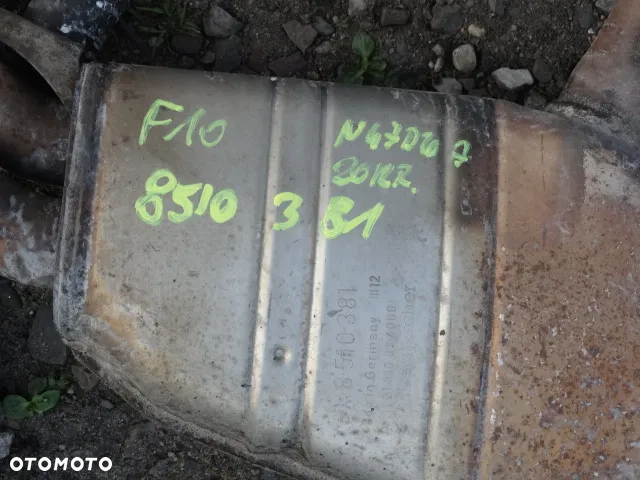 F10 F11 520d Tłumik Kpl Wydech 8510381 N47 Rura Wydechowa Końcówka Wieszak - 6
