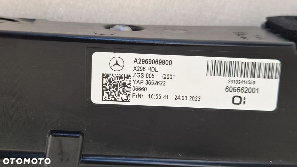 BLENDA TYLNA KLAPY BAGAŻNIKA MERCEDES EQS SUV X296 LED 2022- A2969069900 - 11