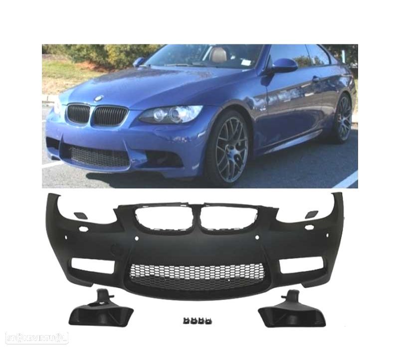 PARA-CHOQUES FRONTAL BMW E92 93 06-10 LOOK M3 PDC + CONDUTOS DE AR PARA TRAVOES AR - 3