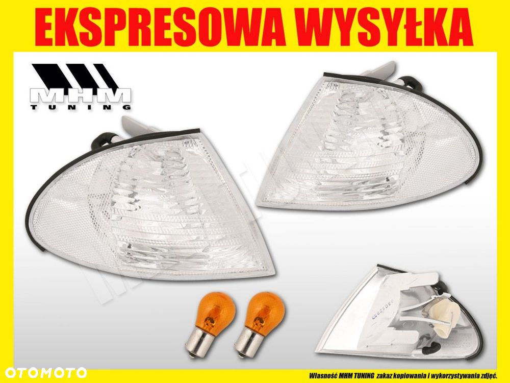 KIERUNKOWSKAZ MIGACZ KPL BMW 3 E46 1998 WHITE DEPO - 2