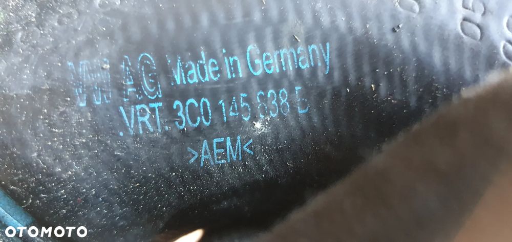 Przewód wąż rura intercoolera VW Passat B6 2.0 TDI 3C0145838B - 6