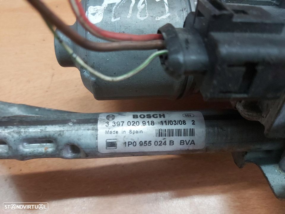 Motor limpa para brisas VW Audi Seat Ibiza Leon Skoda - 2