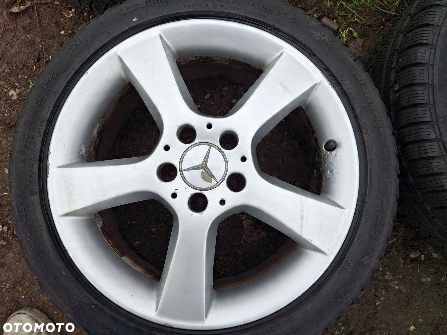 MERCEDES W204 W203 KOŁA 17 FELGI ALUMINIOWE A2034013302 7,5Jx17 ET36 5x112 - 3