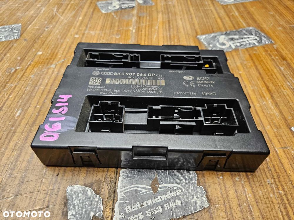 Moduł 8K0907064DP Sterownik Komputer Komfortu Audi A4 B8 A5 Q5 Europa - 9
