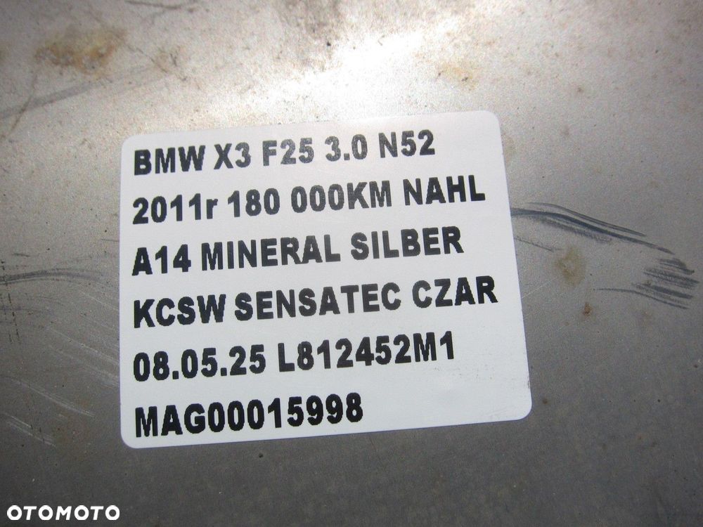 BMW X3 F25 N52 2.8 3.0 TŁUMIK WYDECH KOMPLETNY 18307646018 BENYZNA KOMPLET - 11
