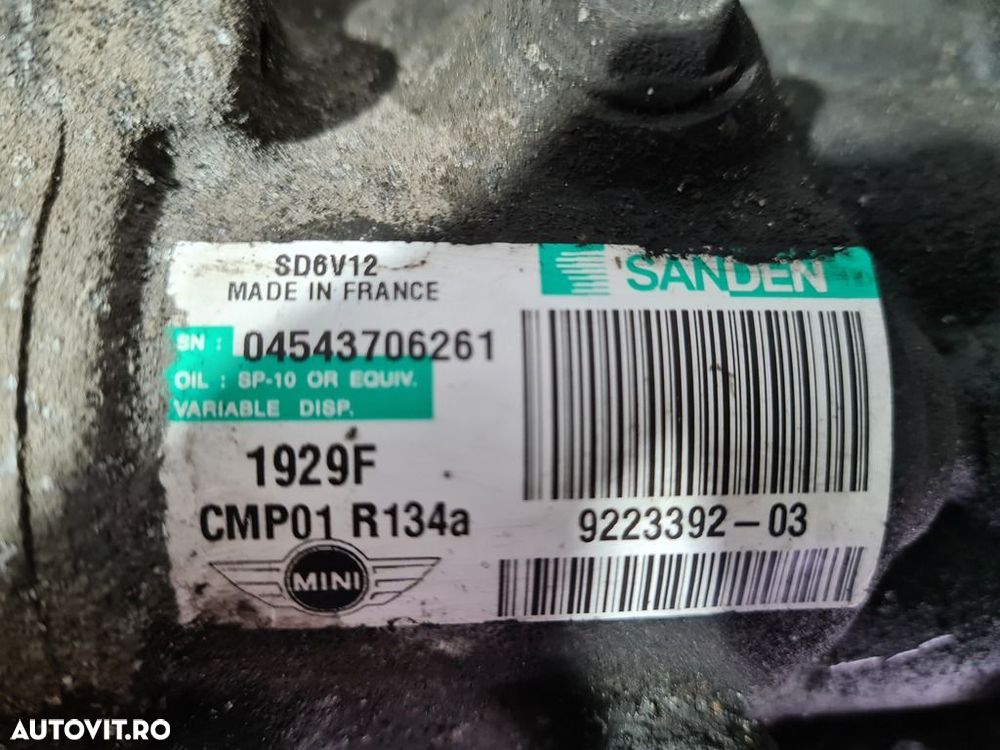 Compresor clima Mini Countryman 1.6 B 2010 - 2014 N16B16A (1088) 04553706261 - 4