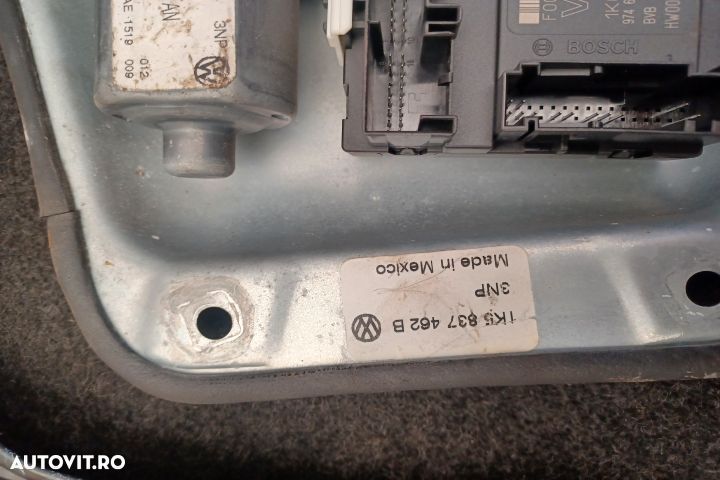 Macara geam fata dreapta electrica 1K5837462B 1K0959792P 1K5837402AN - 5