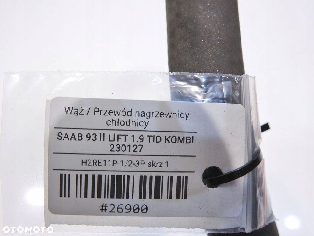 WĄŻ RURA NAGRZEWNICY SAAB 9-3 II 1.9 TID 12804236 - 3