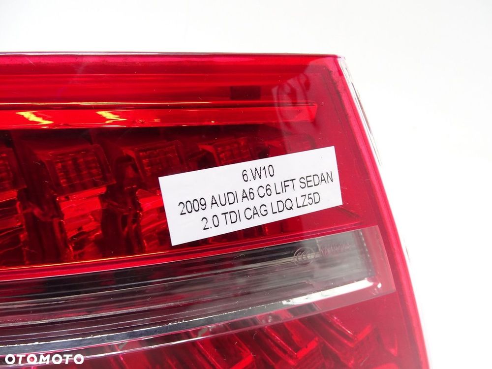 LAMPA LEWY TYŁ LEWA TYLNA AUDI A6 C6 LIFT SEDAN 08-12R 4FD945095B - 7