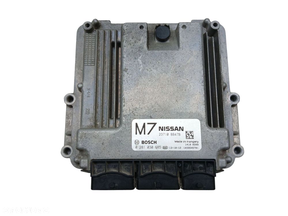 KOMPUTER STEROWNIK SILNIKA NISSAN QASHQAI J10 LIFT (2009-2013) 2.0 DCI 150KM 23710 BB47B, 0281030685 - 1