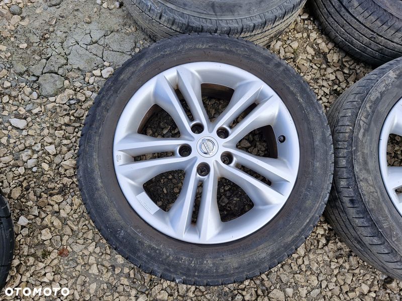 nissan qashqai ii j11 felgi aluminiowe alufelgi 17" cali 5x114.3 7j et47 n457017 - 2