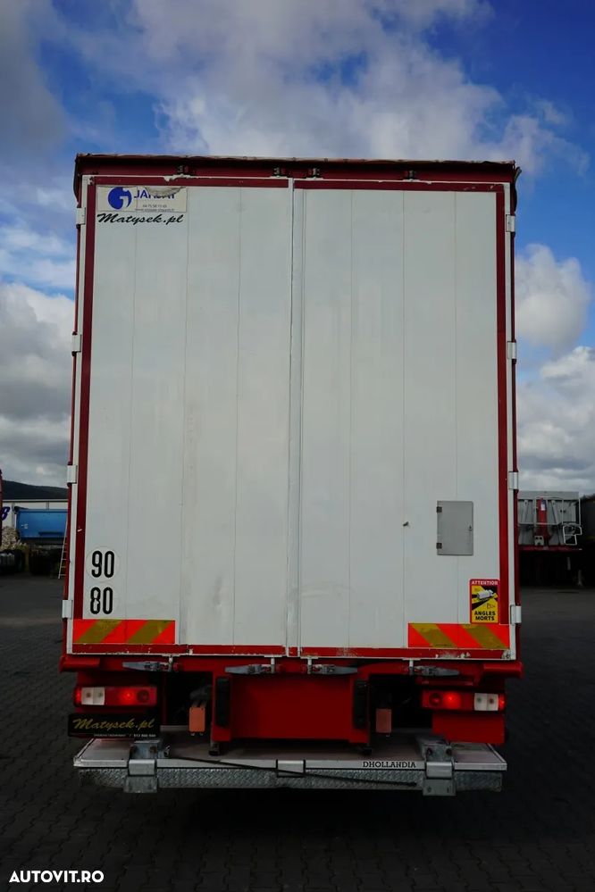 Renault D 26 WIDE / 6x2 / CAROSERIE CU PRELATĂ (CURTAINSIDER) - 8,5 M / CAMION RIGID / LIFT HIDRAULIC DHOLLANDIA - 1.500 KG / AXĂ LIFTABILĂ ȘI VIRATOARE / PODEA REZISTENTĂ (HEAVY-DUTY) / PRELATĂ RANFORSATĂ / EURO 6 - 14