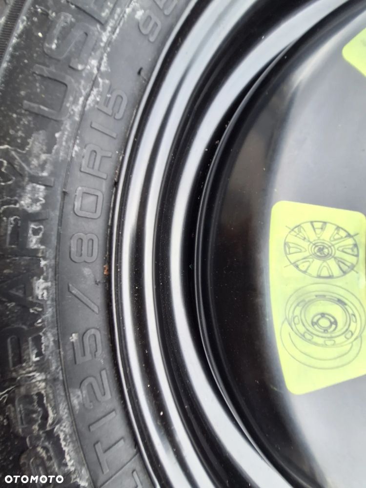 KOŁO DOJAZDOWE 15 CALI- 4x108/ ET15 - CITROEN C3 / 2016 rok - 4