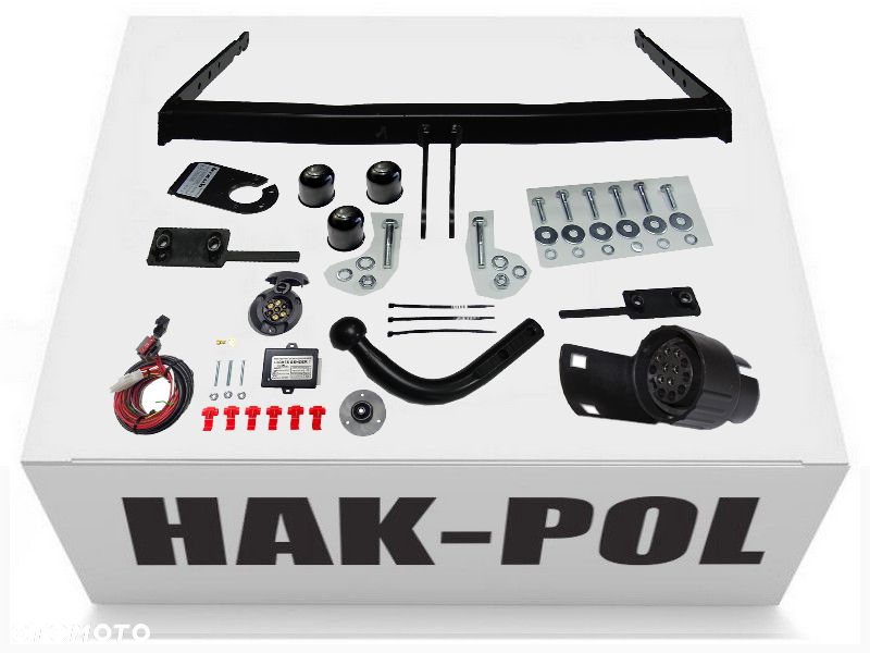 HAK HOLOWNICZY + MODUŁ + WIĄZKA + GNIAZDO 7 PIN + 7/13 FORD GALAXY 3 III S-MAX SMAX MK1 I 2006-15 - 7