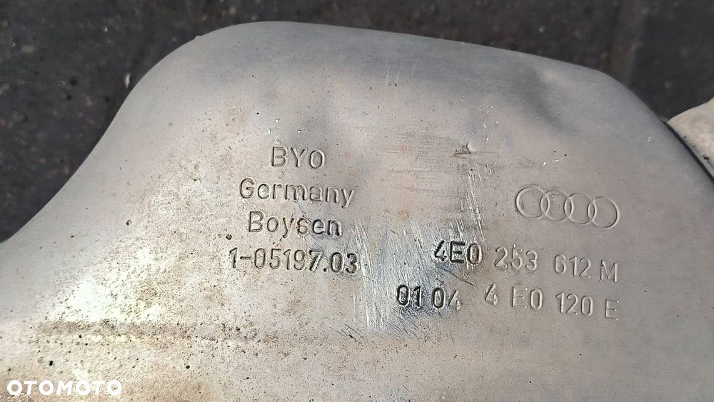 Wydech tłumik kompletny 4E0253612M Audi A8 D3 - 4