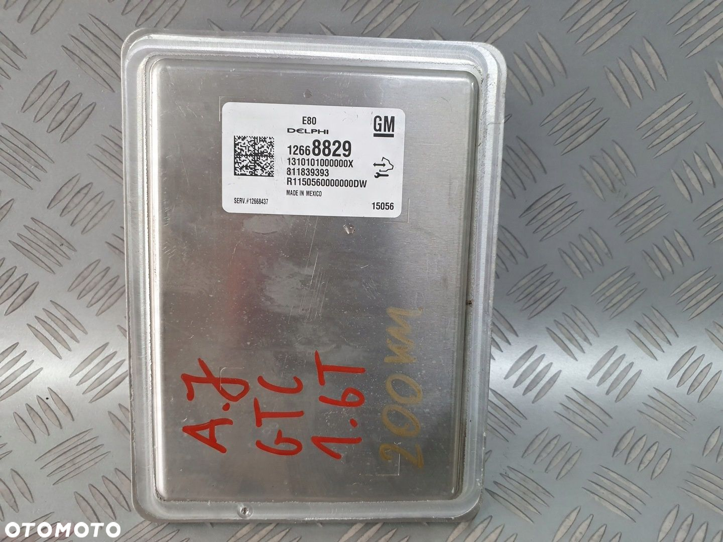 KOMPUTER STEROWNIK SILNIKA ASTRA J 1.6 T 12668829 - 2