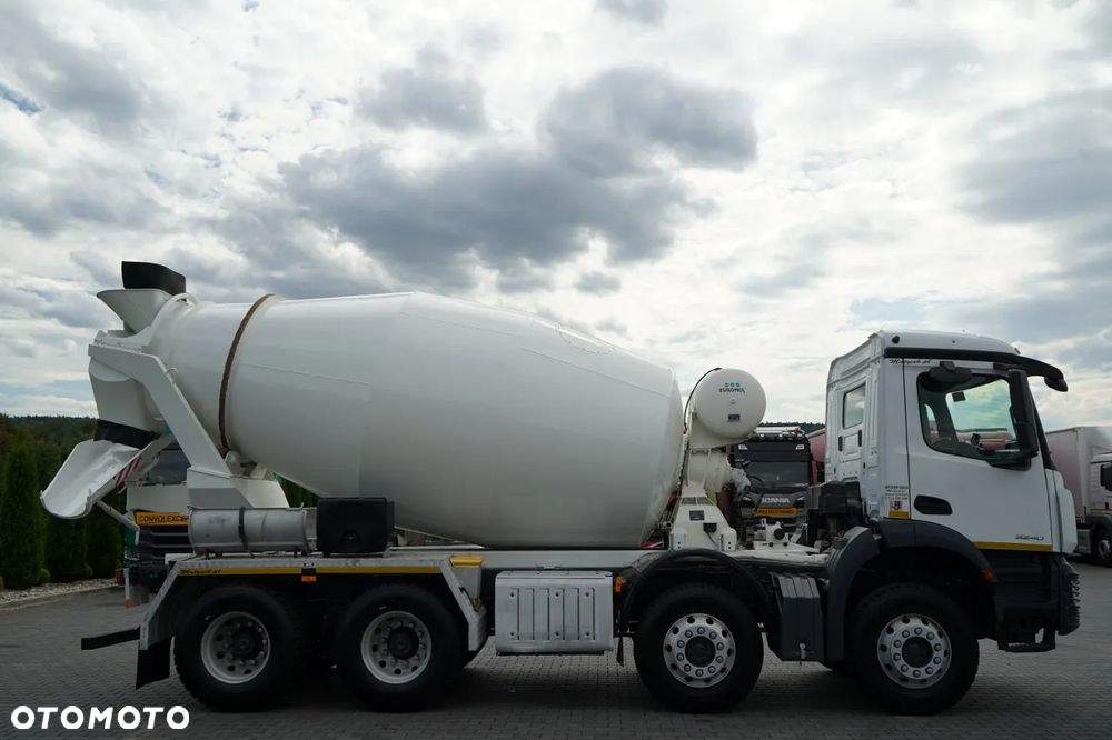 Mercedes-Benz AROCS 3240 / GRUSZKA 9M3 / 8x4 / BETONOMIESZARKA / OPONY 100% /  AUTOMAT - 6