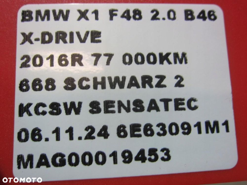 BMW X1 F48 ZWROTNICA PRZEDNIA LEWA 6876645 WAHACZ AMORTYZATOR 31216876645 - 11