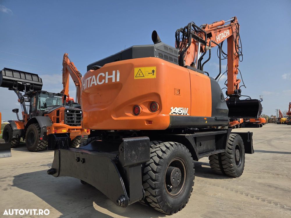 Hitachi PE ROTI 17t, ZX145W-6, 2018, 4.379h, LAMA SI CALE, 3 BRATE EXCAVARE, ad sapare 6m, latime 2,5m, inst picon+rotire, cupa EXCAVARE NOUA, cupa TALUZ INCLINABILA, Antifurt, 3 camere, consum mediu 8,6l/h, posibil leasing 3 ani, CA NOU, PROMOTIE 91.900 EUR - 3
