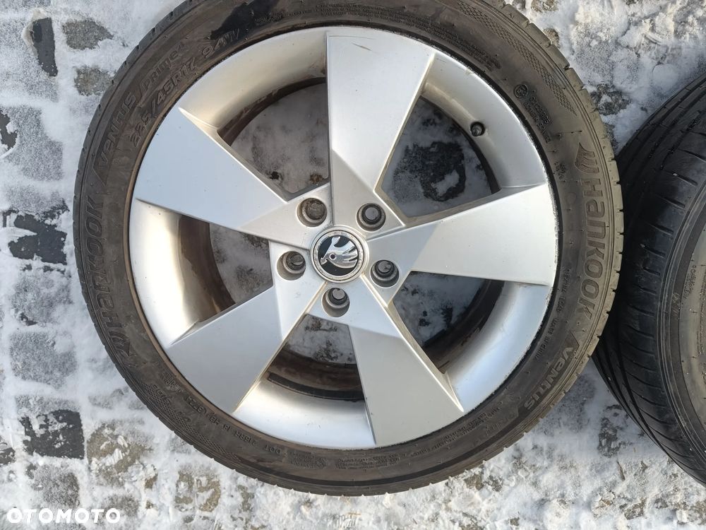 Felgi Aluminiowe 16 Skoda Octavia 3 5x112 ET49 5E0601025D Koła VW Seat Audi 7Jx17H2 - 8