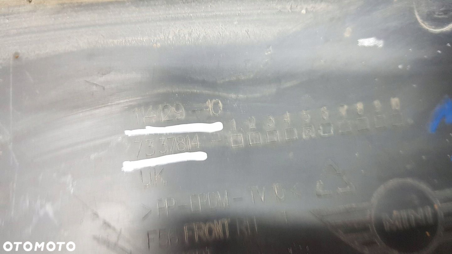 MINI COOPER SF55 F56 F57 NAROŻNIK DOKŁADKA ZDERZAKA PRZÓD PRAWA - 4