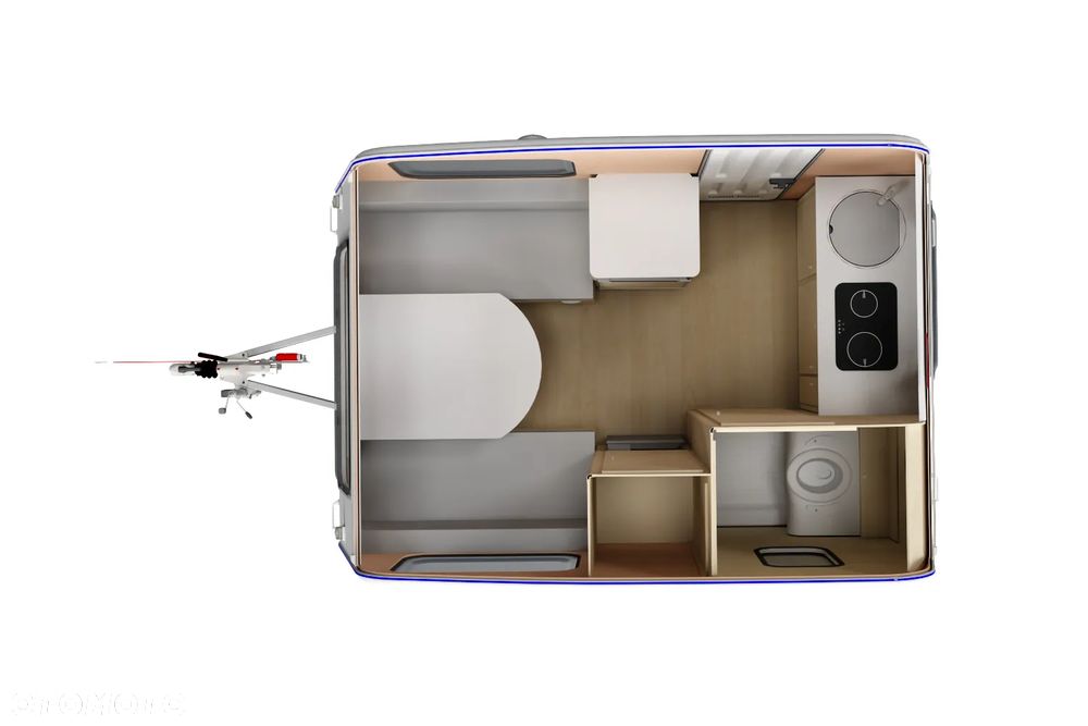 Niewiadów Przyczepa kempingowa NIEWIADÓW N-CROSS 3 1000kg 3 osobowy kemping model 2025 z panelem - 9