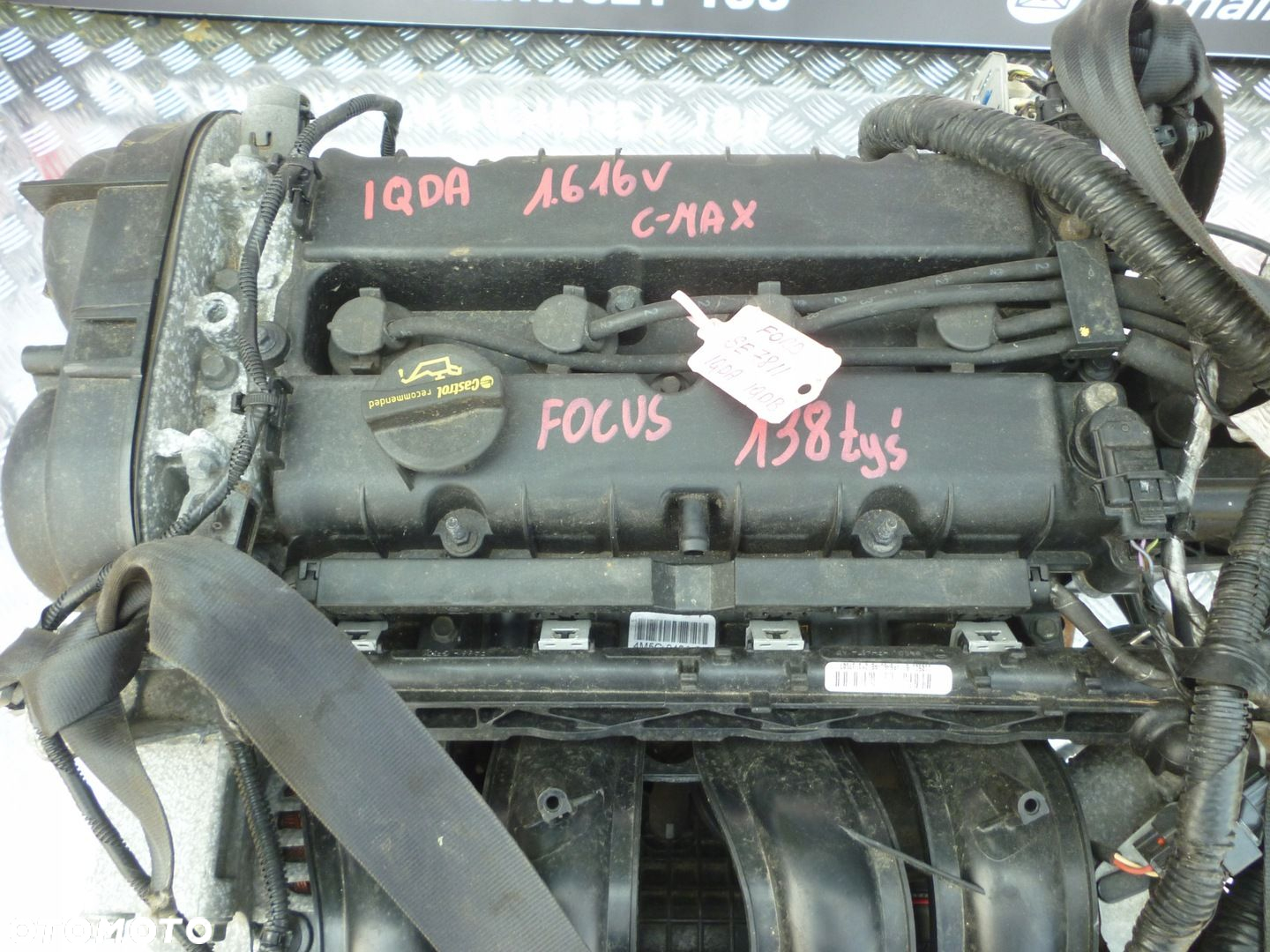 SILNIK FORD FOCUS C-MAX 1.6 16V IQDA IQDB 138 TYS - 2