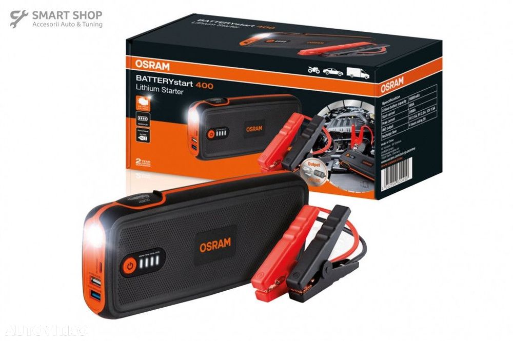 OSRAM Starter Baterie Auto BATTERYstart400 12V OBSL400 - 1