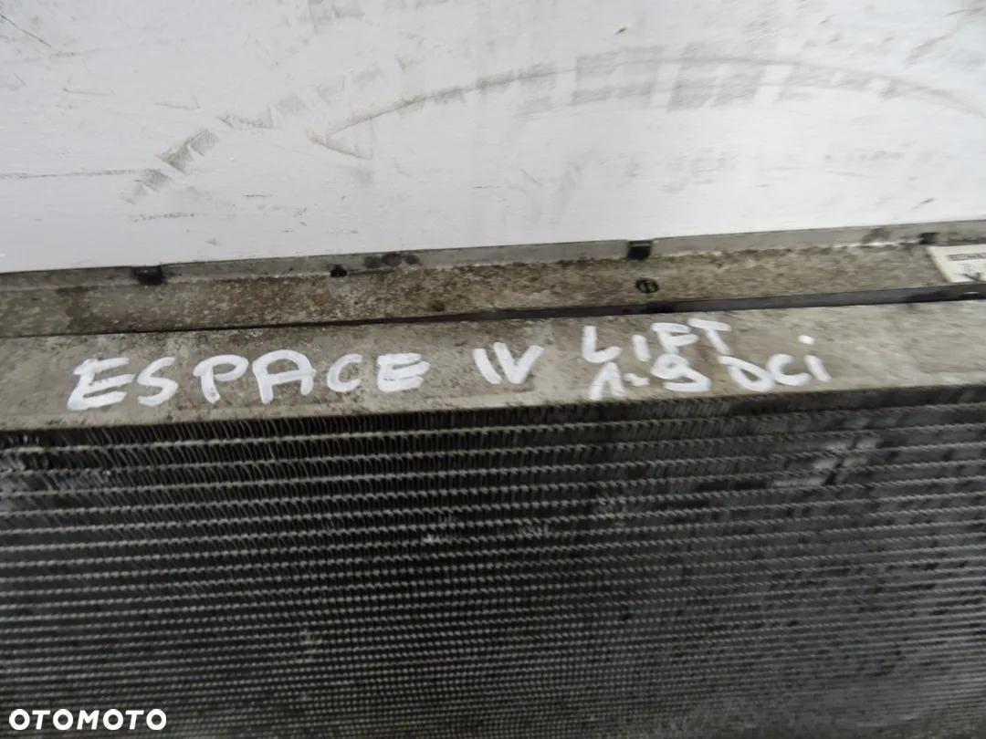 RENAULT ESPACE IV LIFT 1.9 DCI CHŁODNICA WODY INTERCOOLER 8200008761 - 2