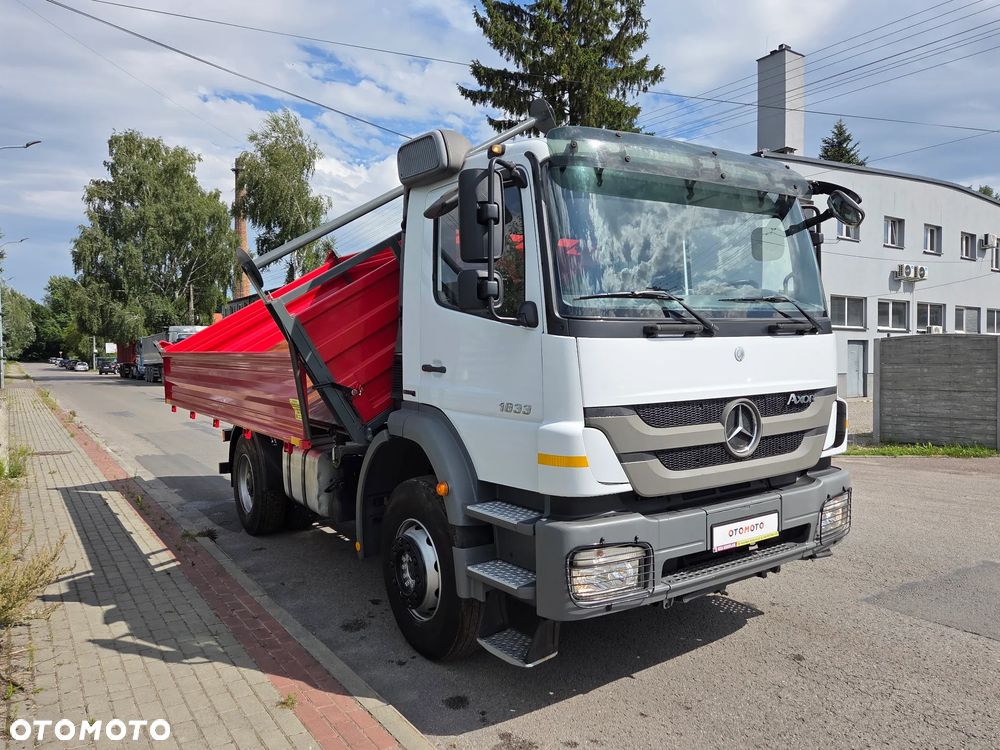 Mercedes-Benz AXOR 1833 330KM // KLIMA // NOWY KIPER // HAK // ROZSTAW OSI 3,60m // WYWROTKA 3str // EURO 5 // 9 BIEGÓW - 12