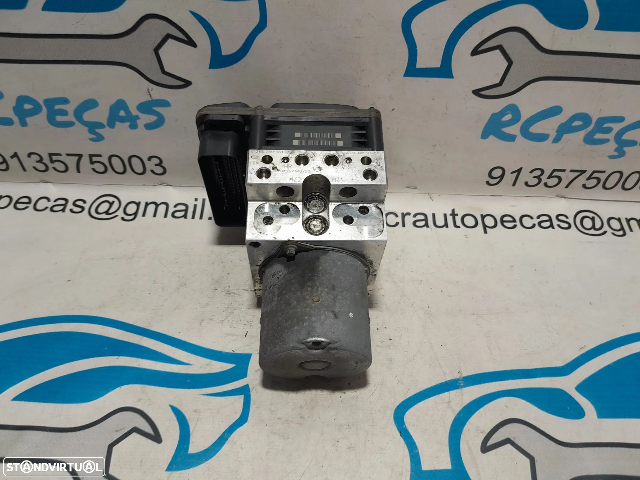 ABS MODULO BLOCO HIDRAULICO MERCEDES BENZ CLASS E W211 220 CDI 16V 170CV A2114312712 0265960322 0265250251 - 1