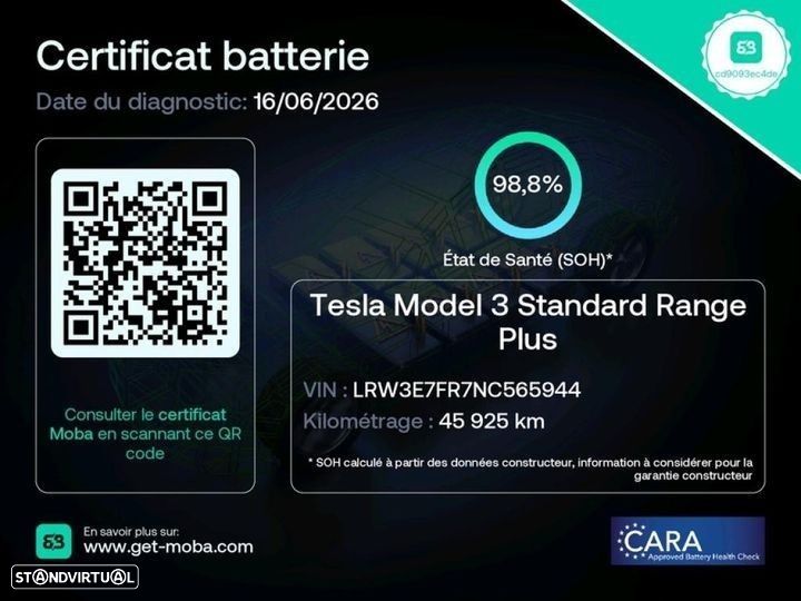 Tesla Model 3 Standard Range Plus RWD - 2