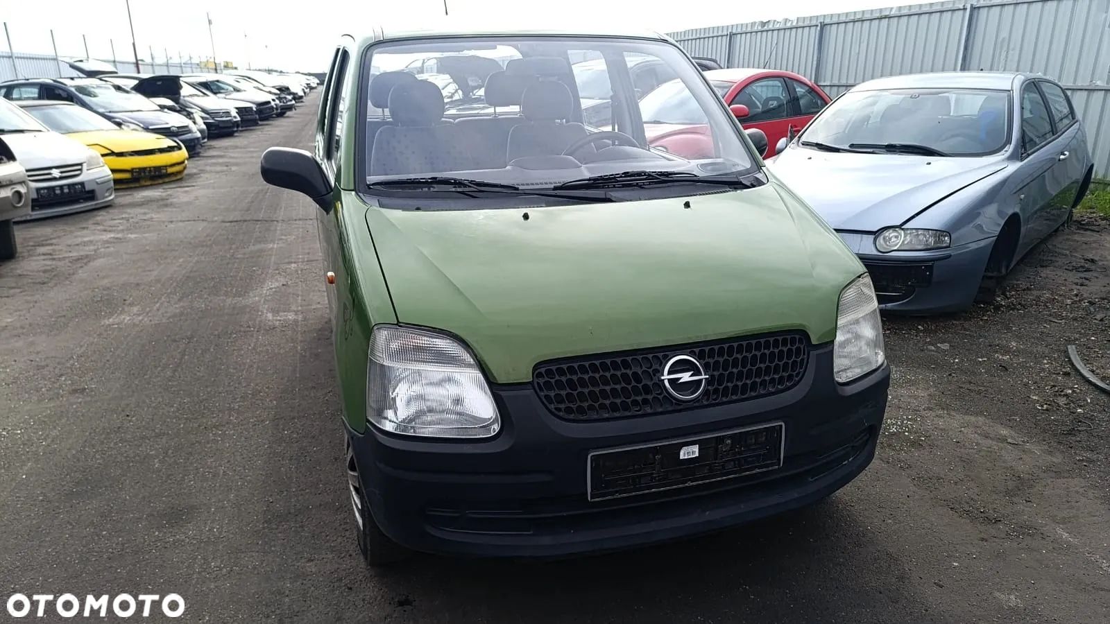 35017 opel agila 1.0 12v 58 km Z10xe na częsci lakier Z395 - 1