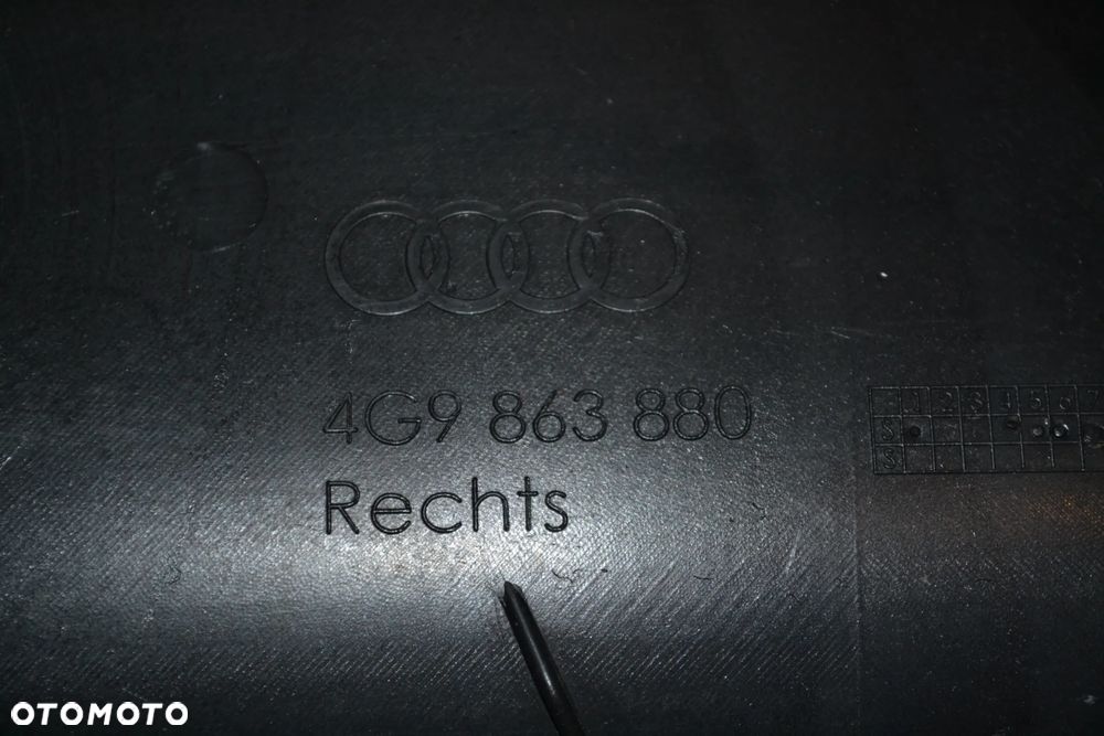 AUDI A6 C7 KOMBI TAPICERKA BOCZEK BAGAŻNIKA PRAWY 4G9863880 - 4