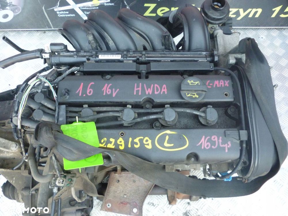 SILNIK FORD FOCUS C-MAX 1.6 16V HWDA 169 TYS - 2