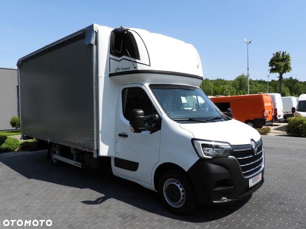 Renault MASTER  PLANDEKA WINDA 10 PALET WEBASTO TEMPOMAT LEDY PNEUMATYKA KLIMATYZACJA  165KM - 5