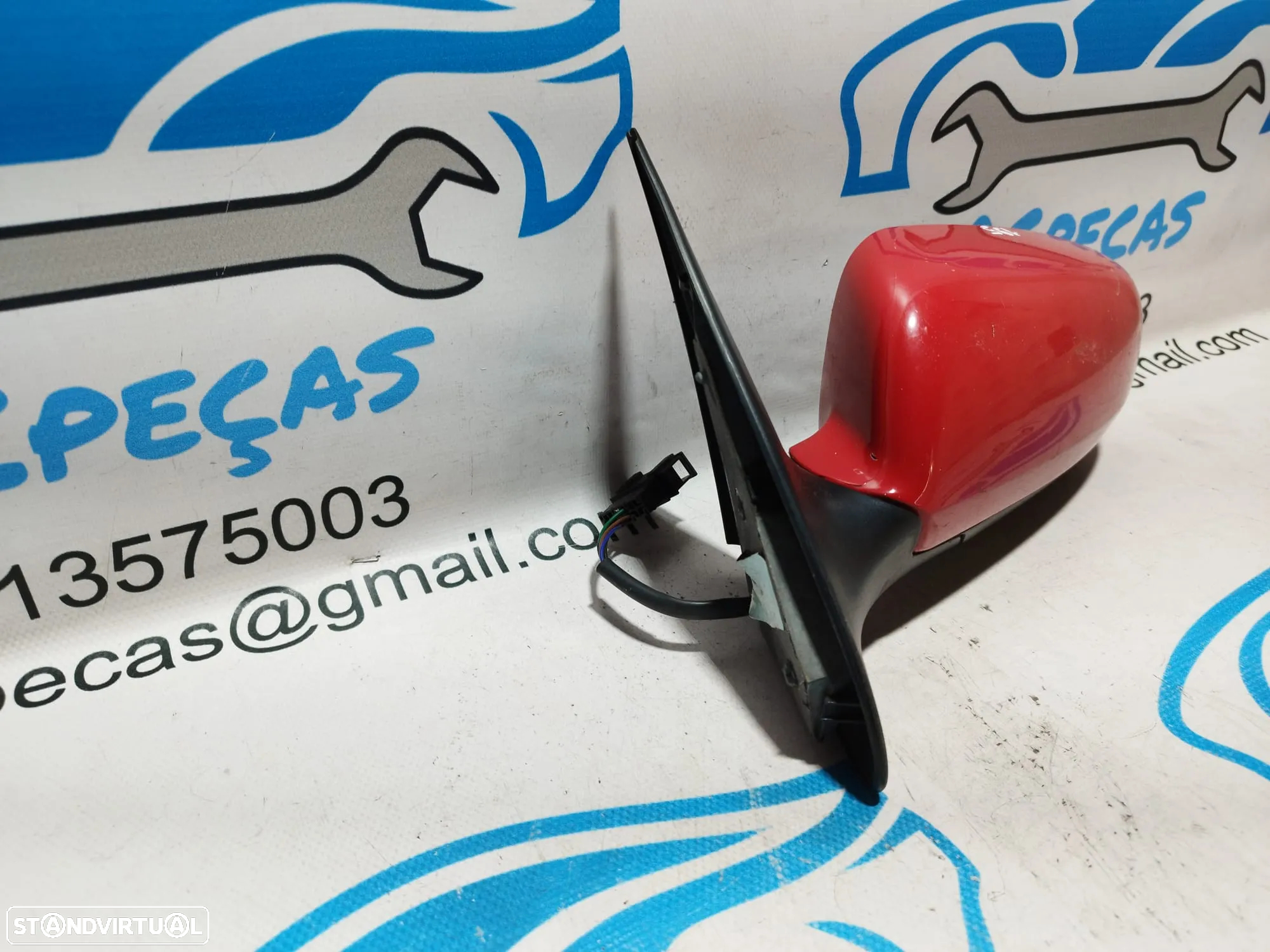ESPELHO RETROVISOR ESQUERDO SKODA FABIA I 1 MK1 6Y1857501CA 6Y1857501 ELETRICO AQUECIDO ESPELHOS RETROVISORES - 5