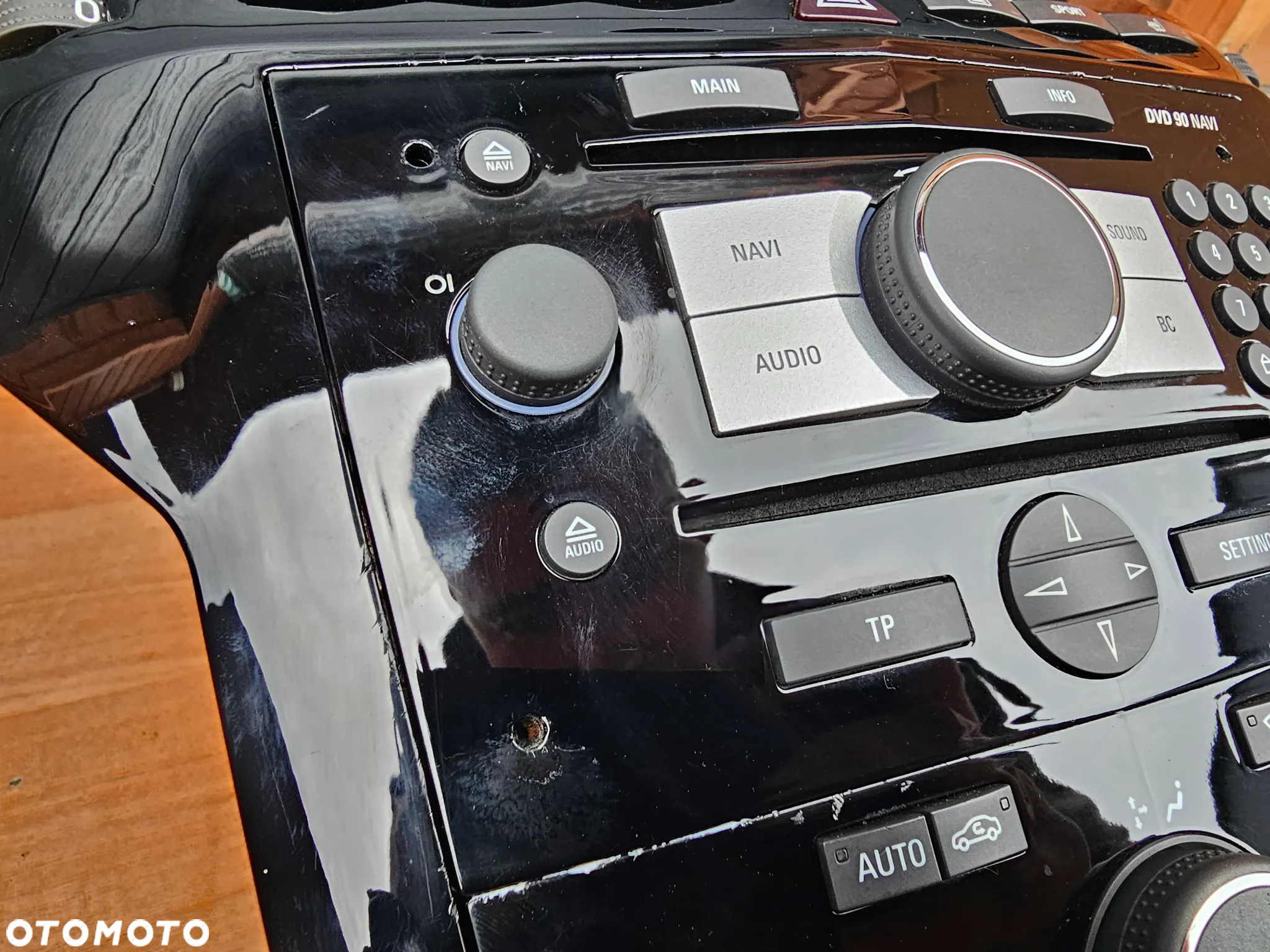 NAWIGACJA KOLOROWA RADIO PANEL MULTIFUNKCJA RAMKA OPEL ZAFIRA B DVD 90 NAVI PIANO BLACK CZARNE - 19