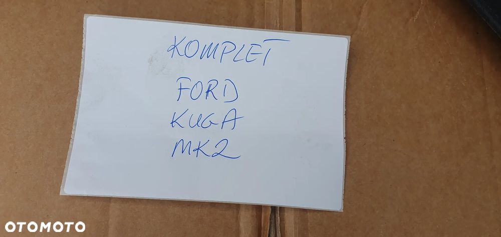 Fotele kanapa boczki komplet półskóra Ford Kuga II MK2 - 17