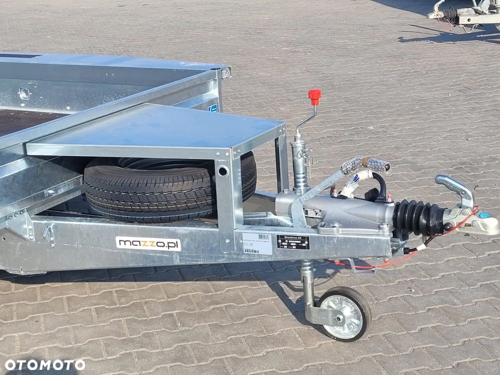 Brenderup DOSTAWA 365x180x25 MT-3651 PRZYCZEPA DWUOSIOWA DO PRZEWOZU MASZYN MINIKOPARKA MOCNA SOLIDNA hamowana - 10