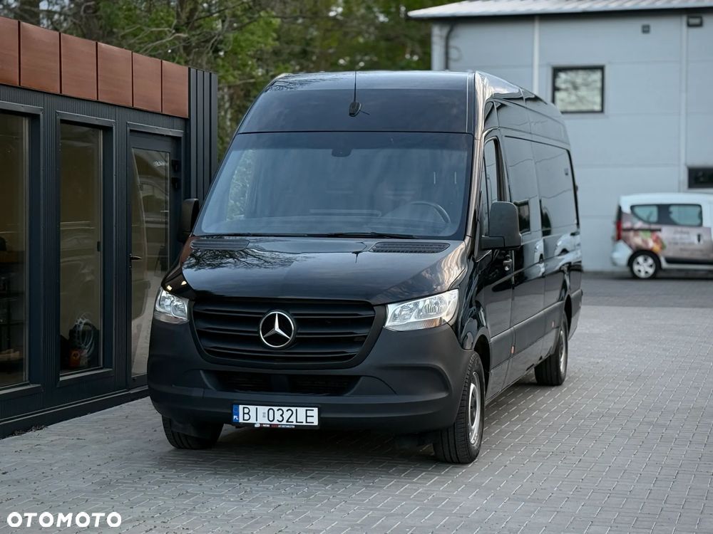 Mercedes-Benz Sprinter 314 CDI / Maxi L3 H2 / 2020 Rok Produkcji /  Automat 7G Tronic / 2.143cm3 OM651 / Czarny / Zarejestrowany w PL - 19