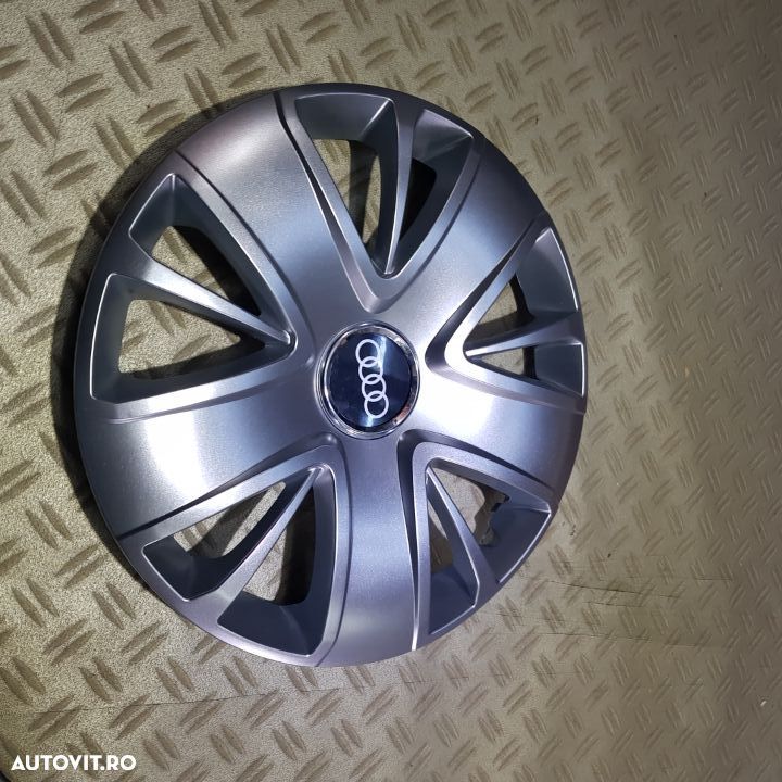 Capace roti AUDI A3,A4,A5,A6 R15 la set de 4 buc,Capace janata aliaj - 1