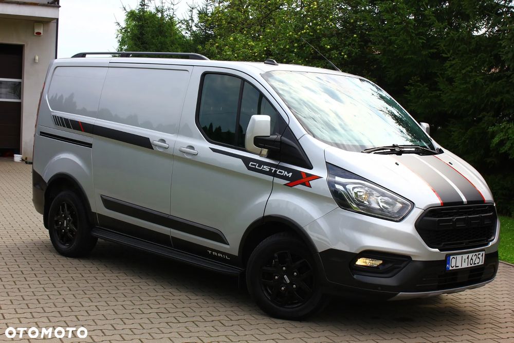 Ford TRANSIT CUSTOM TRAIL 2.0 TDCI 131KM 3 OSOBOWY NAVIGACJA KAMERA FELGI FULL OPCJA STAN PERFEKT FV23% - 4