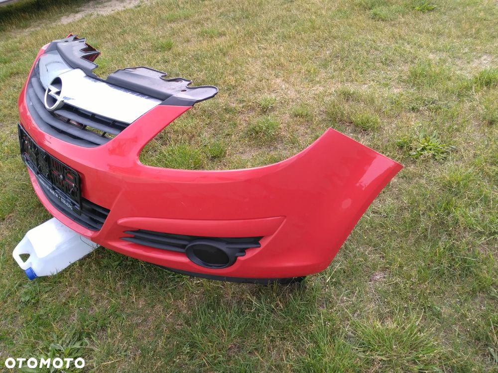 opel corsa D Z547 lampy maska wzmocnienie czołowe - 21