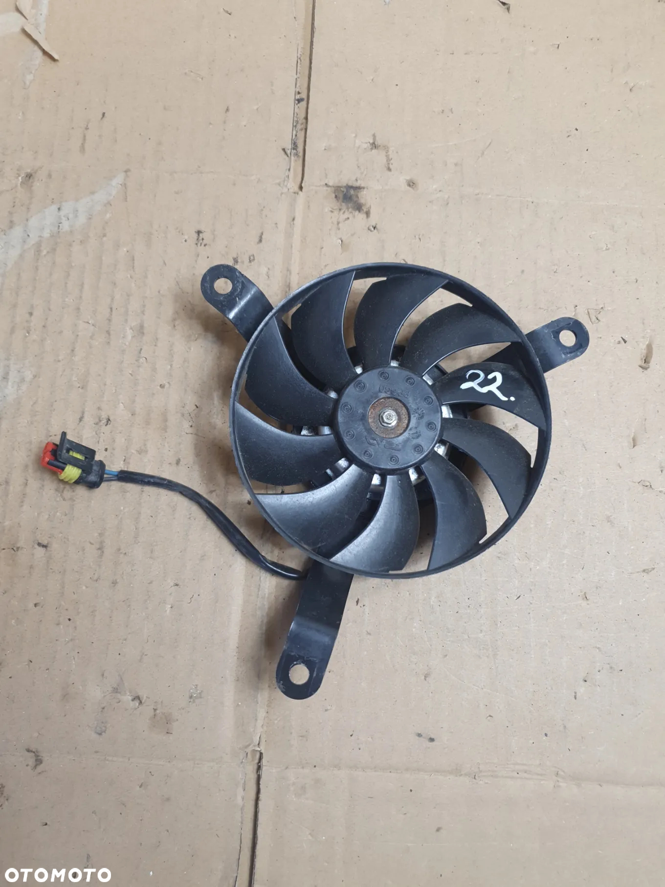 } Yamaha YZF-R6 600 RJ05 / RJ09 (2003 - 2004) Wentylator silniczek wentylatora chłodnicy - 6