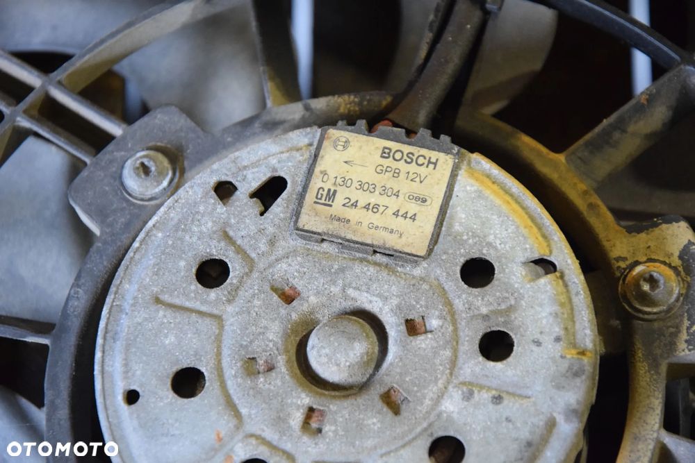 Opel Astra H Zafira B Wentylator chłodnicy 24467444 24467442 - 2